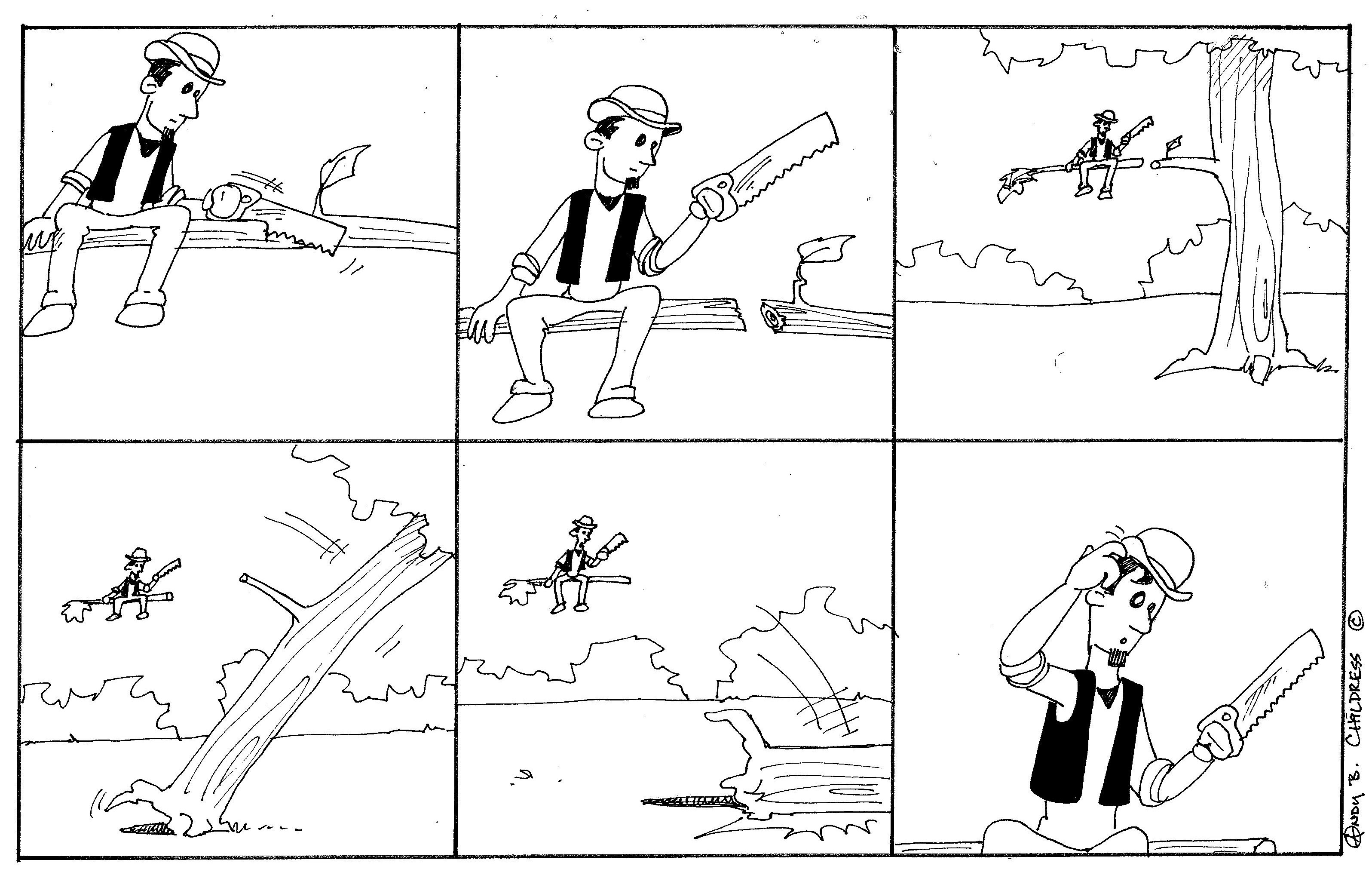 Joe blitz comic strip